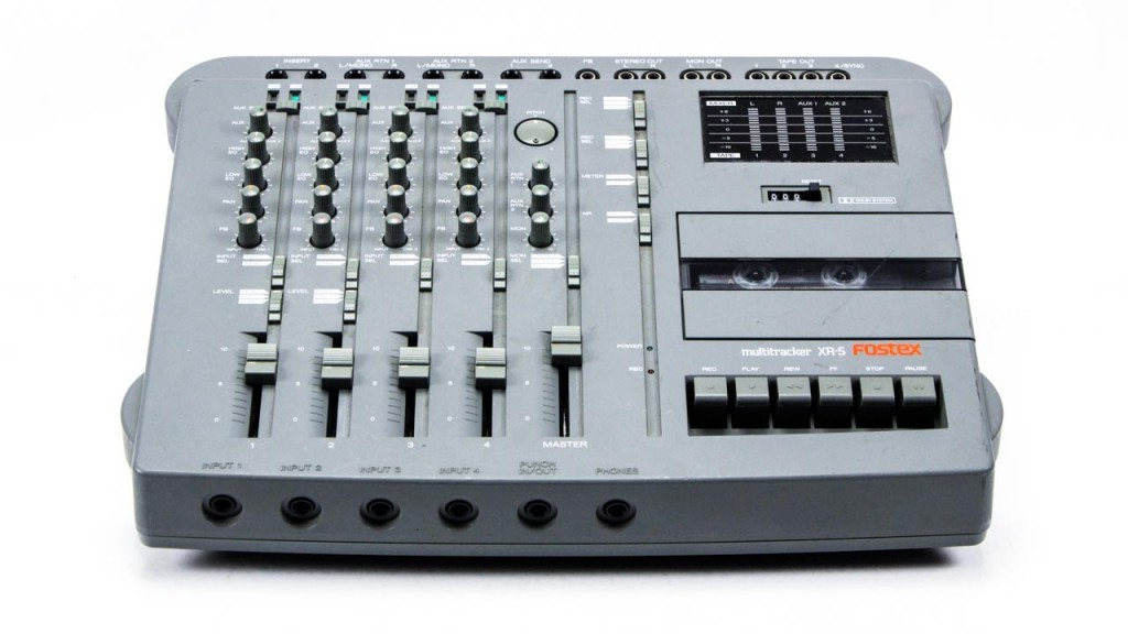 Fostex XR-5 cassette 4-track recorder.